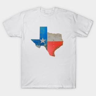 Texas Map / Flag T-Shirt